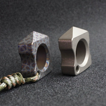 Titanium Single Finger Safety Gear Broken Window Escape