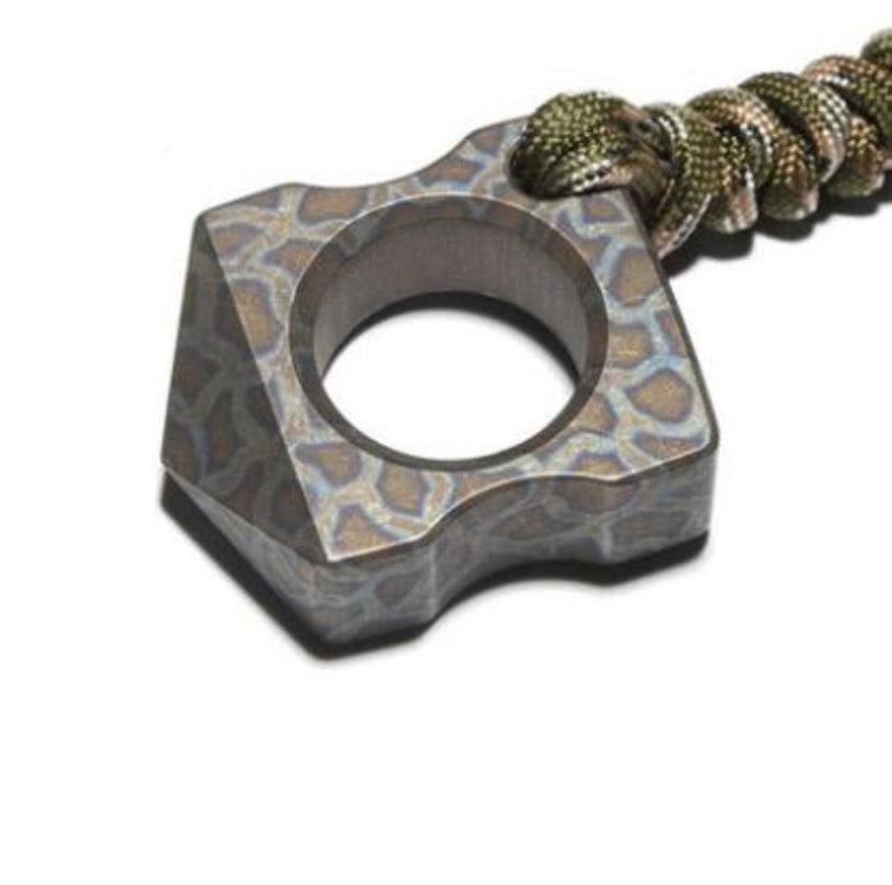 Titanium Pocket Various Styles Mini Titanium Multifunctional Outdoor Portable Ring