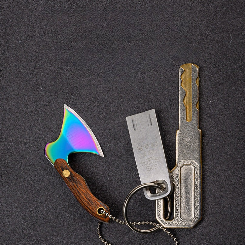 Mini Axe Knife Keychain Creative Pendant