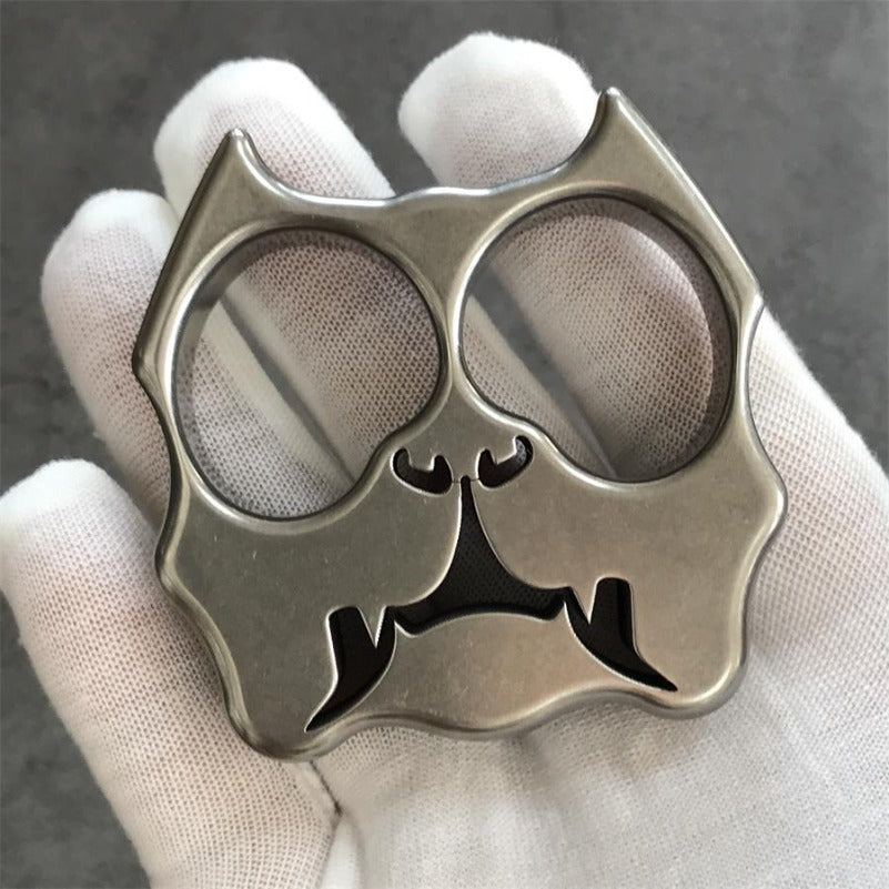 TC21 Titanium GODEDC Dog Head Two Hole Outdoor Tool