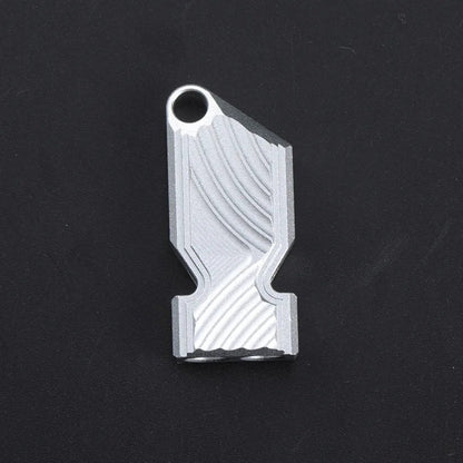 Aluminum Outdoor Alloy Dual Whistle  High Audio Wilderness for Help