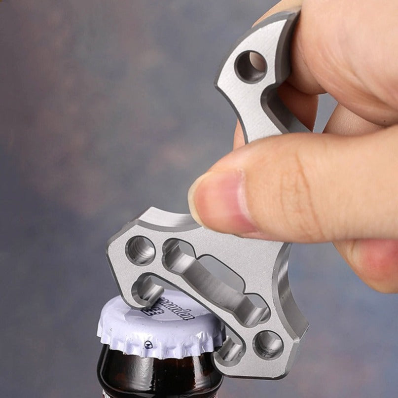 Titanium Bottle Opener Multifunctional Easy Carry Outdoor Tool