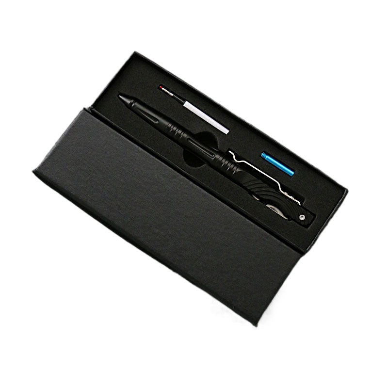 Aircraft-Grade Aluminum Tactical Pen with Glass Breaker & Concealed Blade - GODEDC018