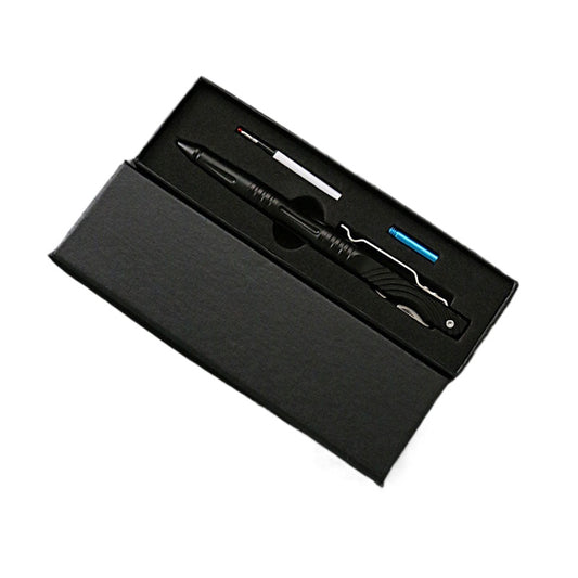 Titanium Aircraft-Grade Aluminum Tactical Pen with Glass Breaker & Concealed Blade - GODEDC018