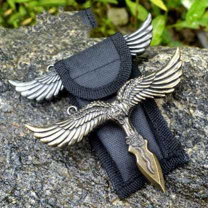 Zinc Alloy Outdoor Eagle and Sheep Shape Travel Keychain Tool