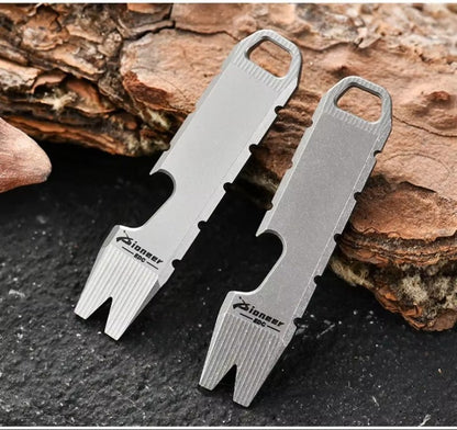 Mini Crowbar Tide Play Pendant Titanium Alloy Opener EDC