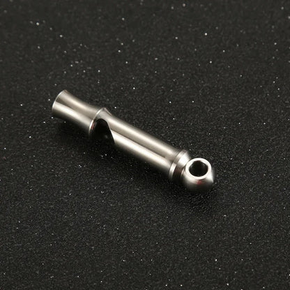 Titanium Single Tube Whistle High Decibel Outdoor Survival EDC