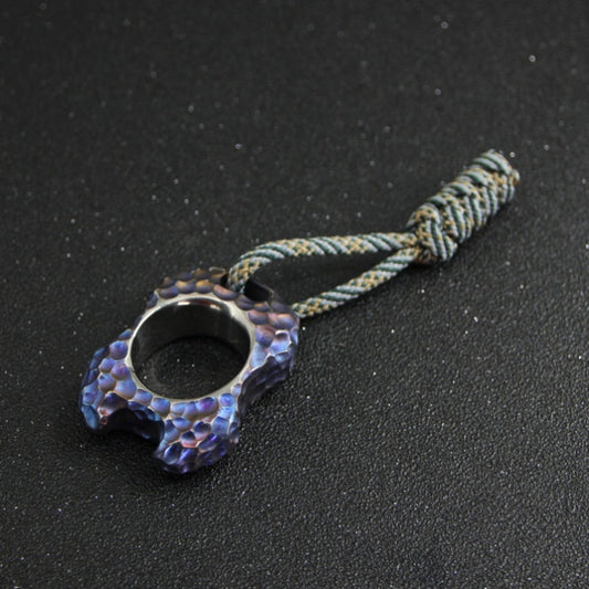 Colorful Meteorite TC4 Titanium Safety Gear Broken Window Open Bottle EDC