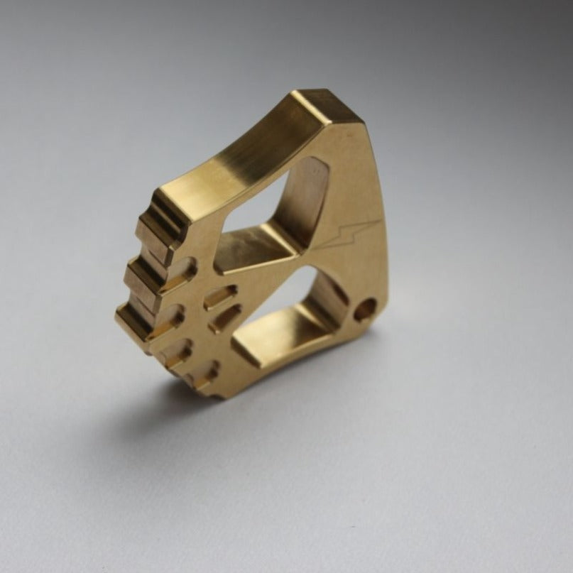 Brass Backpack Keychain Tool Creative Two Hole Brass Mini Outdoor