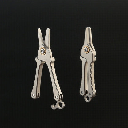 Mini Titanium Scissors Keychain Pendant Fishing Scissors Shave