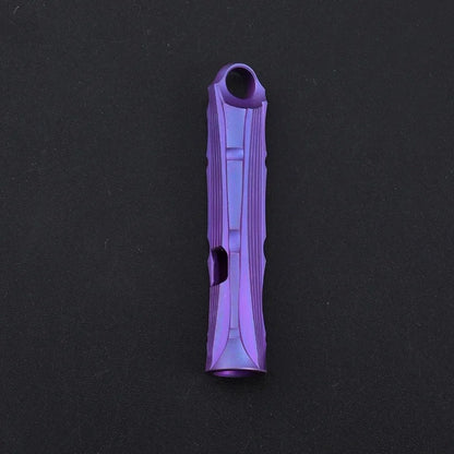 Titanium Alloy High Audio Single Tube Whistle Outdoor Survival