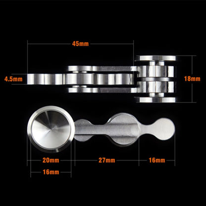 Mini Stainless Steel Decompression Gyro Pocket Toy