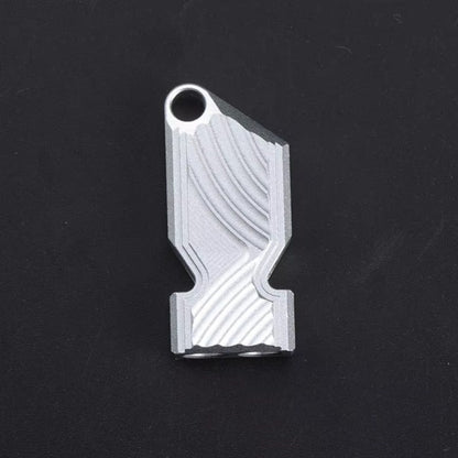 Aluminum Outdoor Alloy Dual Whistle  High Audio Wilderness for Help