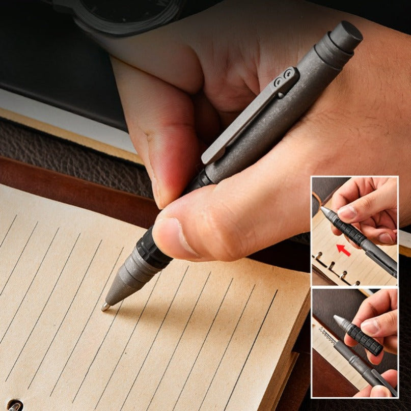 Titanium EDC Titanium Alloy Sentinel Outdoor Flick Pen