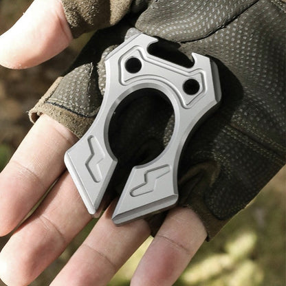 Titanium Lightning Shape Bottle Opener EDC Tool