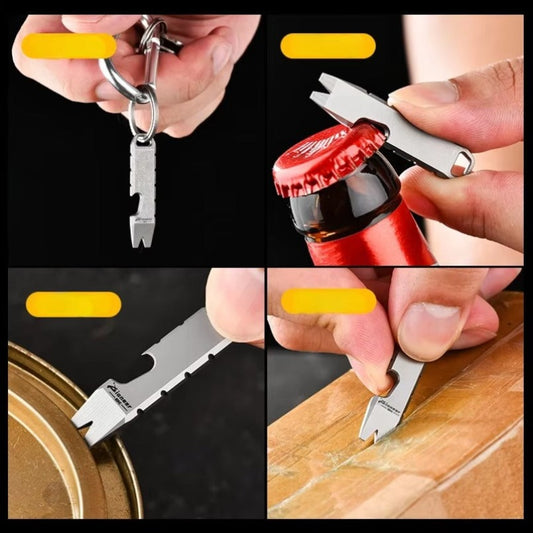 Mini Crowbar Tide Play Pendant Titanium Alloy Opener EDC