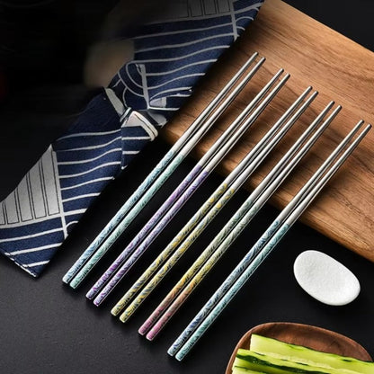 Pure Titanium Chopsticks Do Household Non-slip Not Mold Camping Equipment