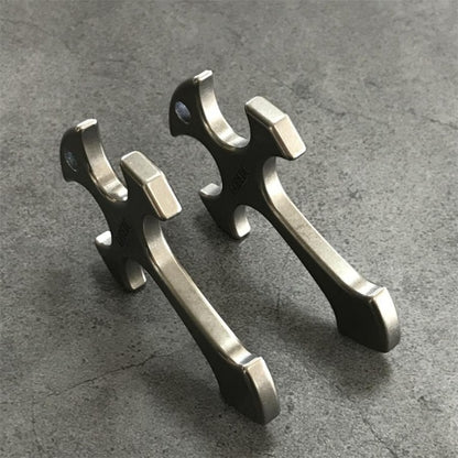 Titanium Pendant GODEDC Titanium Cross Necklace Keychain Backpack EDC Tool