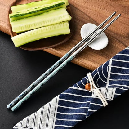 Pure Titanium Chopsticks Do Household Non-slip Not Mold Camping Equipment