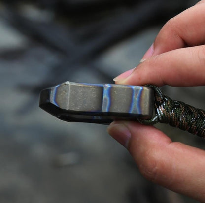 Titanium Pocket Various Styles Mini Titanium Multifunctional Outdoor Portable Ring
