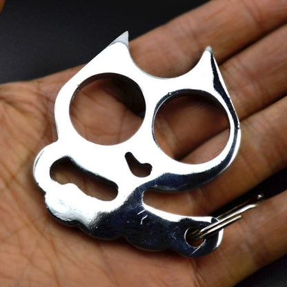 Zinc Alloy Cat Zinc Alloy Crooked Smile Outdoor Keychain Portable EDC Tool