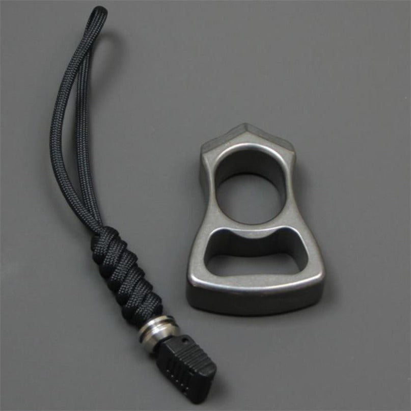 Titanium Safety Gear Single Finger Bottle Opener EDC