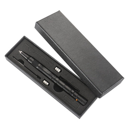 Multifunctional Pen LED Lighting Mini Knives Broken Window EDC