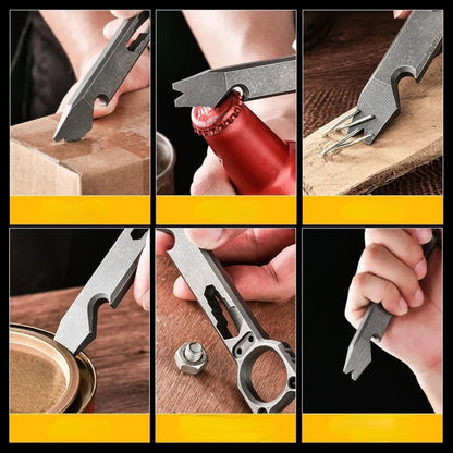 Titanium Alloy Crowbar Wrench Screwdriver Bottle Opener