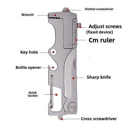 Multi Stainless Steel Keychain Mini Knife Opener Pendant EDC