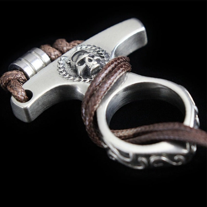 Brass Skull Vintage Brass EDC Portable Tool