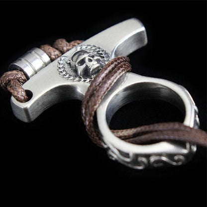 Brass Skull Vintage Brass EDC Portable Tool