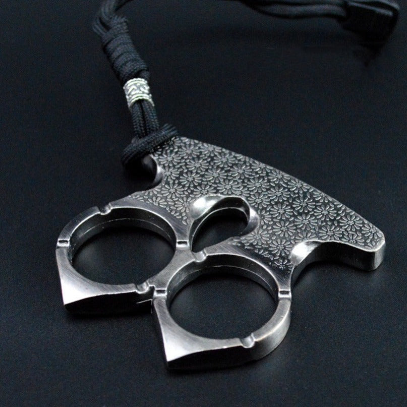 Zinc Alloy Two-Finger EDC Ring | Self-Defense Keychain & Bottle Opener