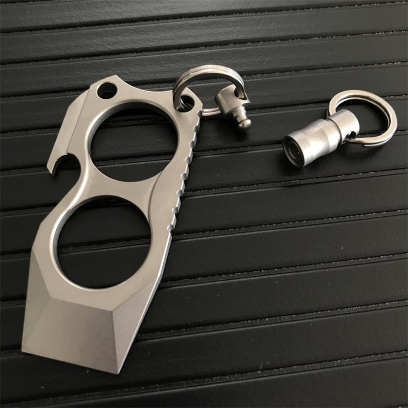 Mini Multifunctional Titanium Crowbar Bottle Opener EDC Tool
