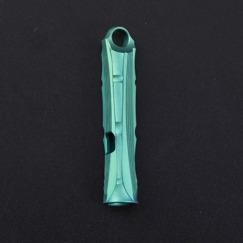 Titanium Alloy High Audio Single Tube Whistle Outdoor Survival