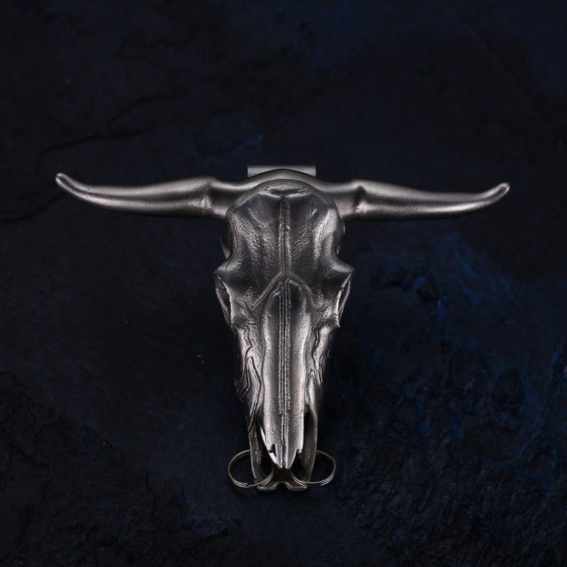 Bull-head Keychain Pendant Mini Knife EDC