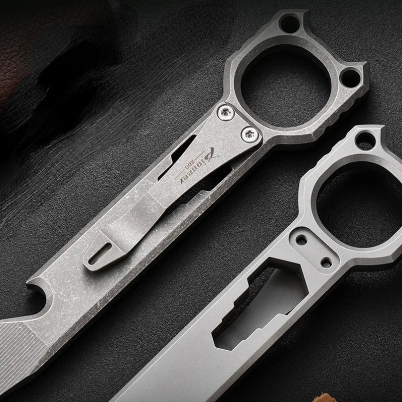 Titanium Alloy Crowbar Wrench Screwdriver Bottle Opener