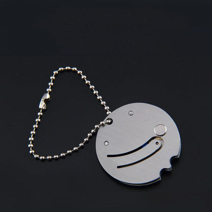 Mini Coin Knife Pendant Chain EDC
