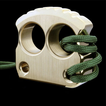 Brass Mini Two Holes EDC Portable Outdoor Tool