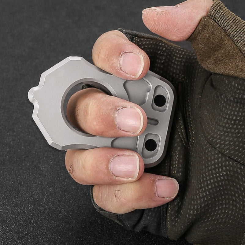 3CR13 Single Hole EDC Outdoor Portable Backpack Tool