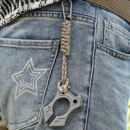 Titanium Lightning Shape Bottle Opener EDC Tool