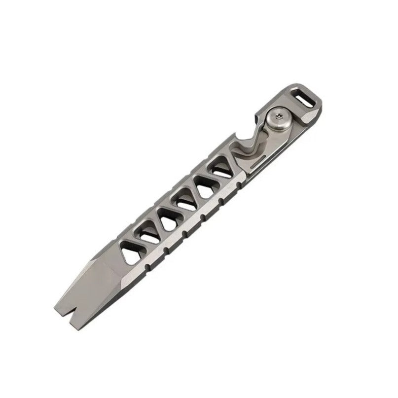Titanium Alloy Multi-functional Crowbar Rope Knife Bottle Opener EDC