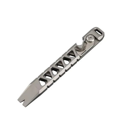 Titanium Alloy Multi-functional Crowbar Rope Knife Bottle Opener EDC