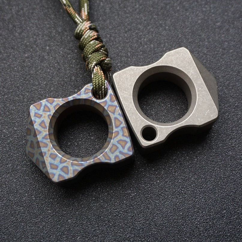 Titanium Single Finger Safety Gear Broken Window Escape