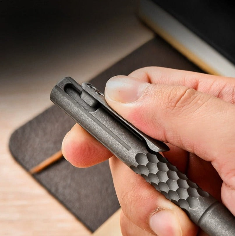 Titanium Antiskid Titanium Design EDC Scribe Pen Outdoor Tool