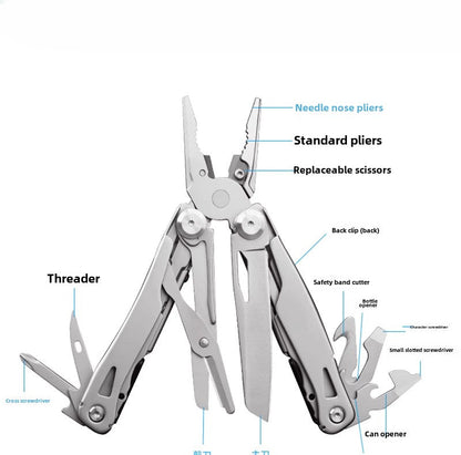440 Multi EDC  Plier Forceps Mini Knives Scissor Bottle Opener